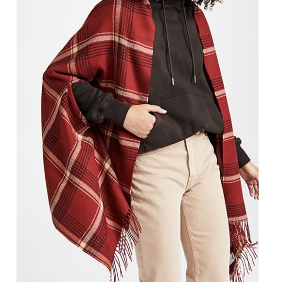 Madewell Buffalo Check Cape Scarf - Picture 4 of 9